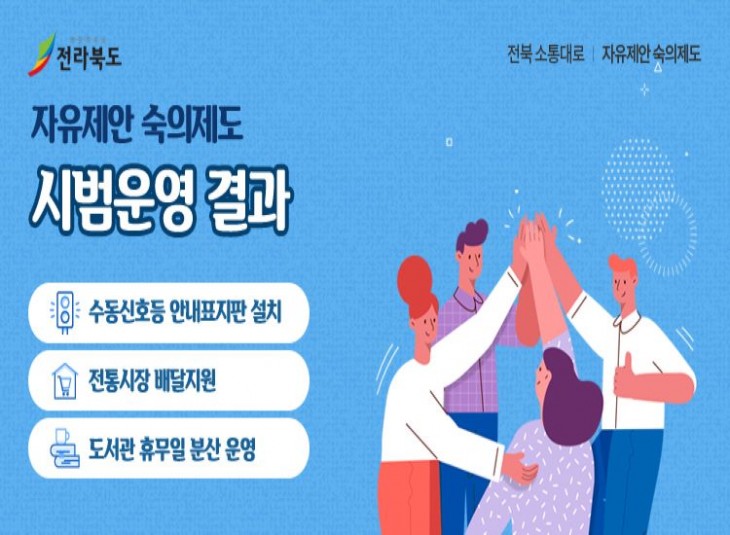 자유제안 숙의제도 시범운영 결과
